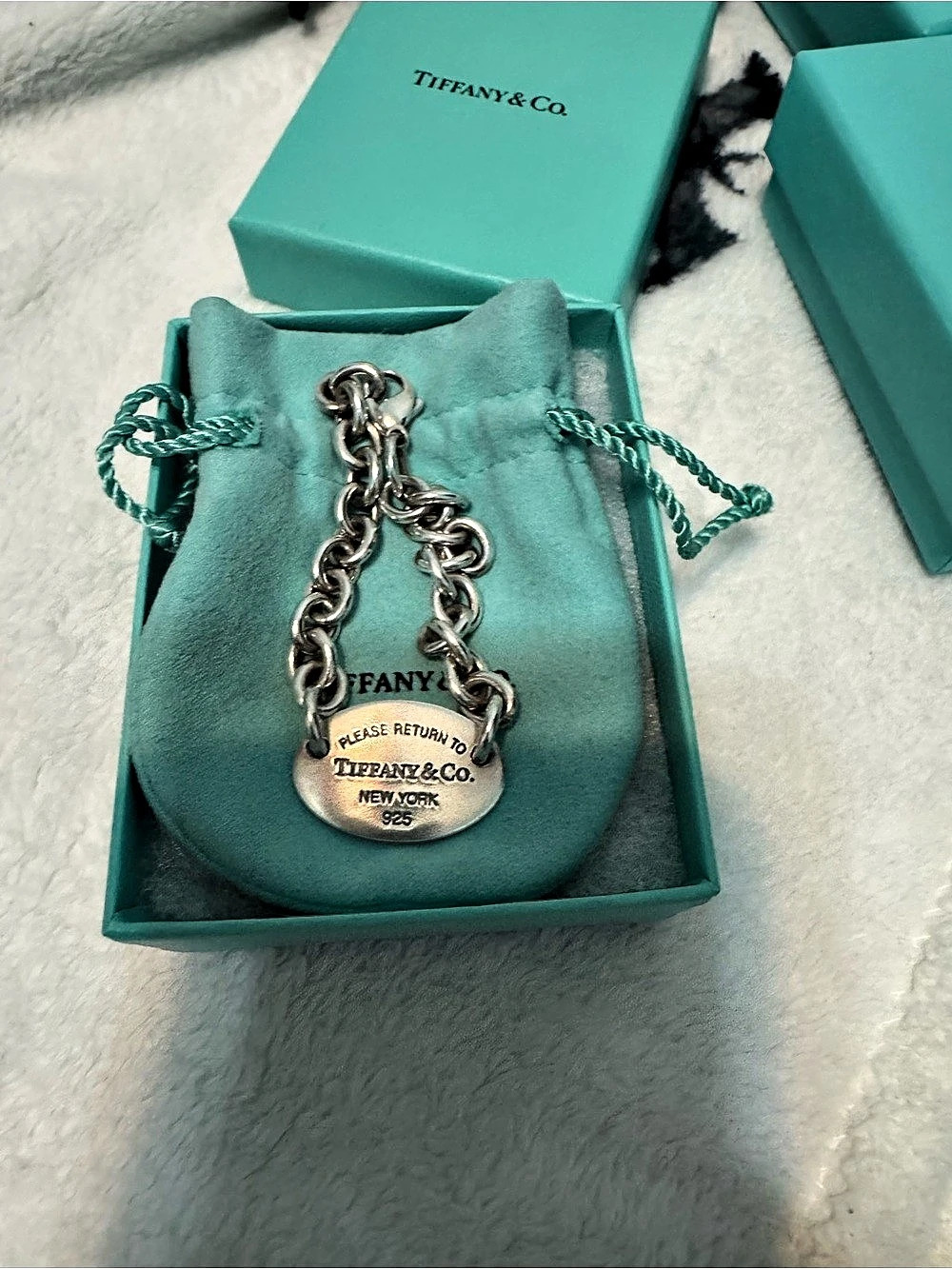 Tiffany & Co. Return to Tiffany Oval Tag Charm Bracelet